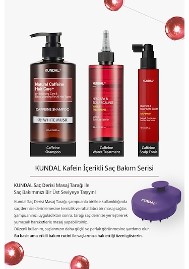 Kafein İçeren Dökülme Karşıtı Saç Derisi Güçlendirici Tonik Kundal Head Spa & Scalp Care Scalp Tonic