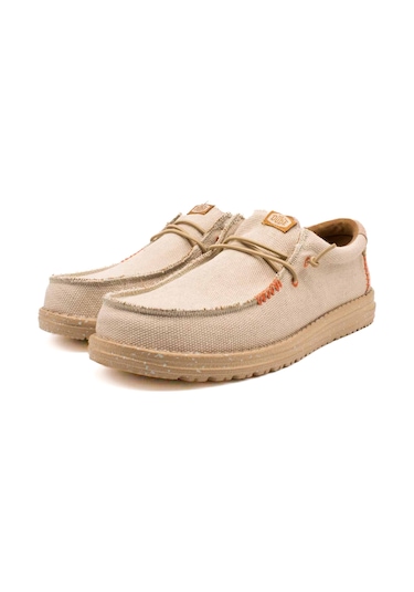 Sneaker Günlük Erkek Hd.40952 Hey Dude Wally Coastline Jute 40 Silver Null Gümüş