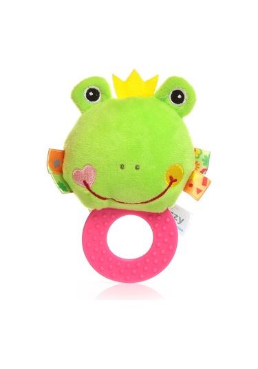 Sozzy Toys Çıngıraklı Dişlik Kurbağam Çok Renkli