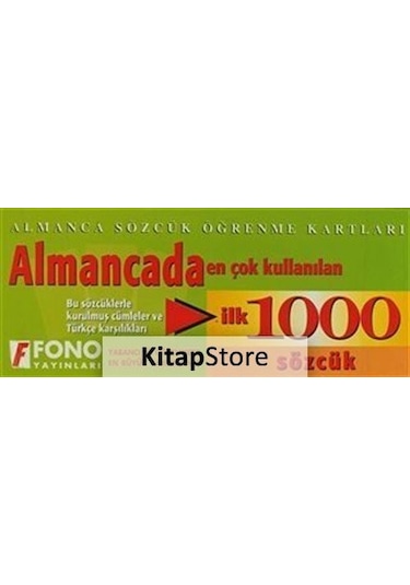 Almancada İlk 1000 Sözcük Kartları - Kolektif