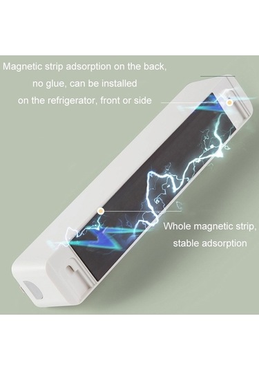 Pazly Cbtx Duvara Monte Manyetik Sarılmak Film Mutfak Kağıdı Depolama Kesici Tek Kesici, Mutfak Kağıdı Kolaylaştırıcı Gri