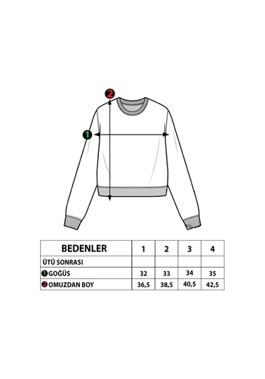 Toontoy Kız Çocuk Baskılı Balıkçı Yaka Pamuklu Sweatshirt Lila