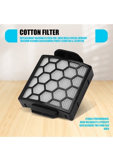 Sointeresting Shark Zu60 Nv251 Nv255 Dikey Elektrikli Süpürge Aksesuarları Parçaları 1238ft60 Ve 1239ft60 İçin Yedek Vakum Filtreleri