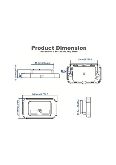 Boatshop1 Clelo 2 Takım 12v 24v Rv Usb Soketi Cift Hizli Sarj Pd3 0 Tip C Ve Qc3 0 Usb A Araba Sarj Adaptoru Pil Olmadan Rv Prizleri