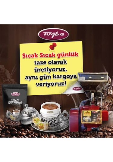 Tuğba Kuruyemiş Türk Kahvesi Metal Kutu 250 Gr