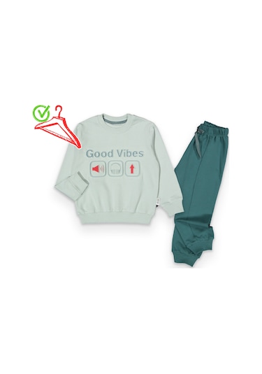 Erkek Çocuk İkili Takım Su Yeşili