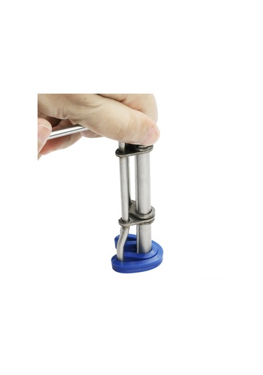 Vkemall Silindir Piston Kolu Conta Montaj Seti - Paslanmaz Çelik, 3 Parça, 23.5x13x6cm, 438g