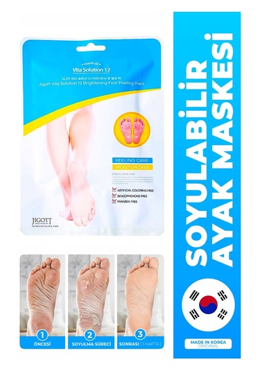 Jigott Soyulabilir Ayak Maskesi 30 ML