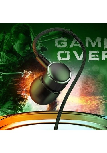 Bilgisayarlar Dizüstü Bilgisayarlar Telefonlar İçin Gürültü Önleyici Mikrofonlu Kulak İçi 3.5 MM Kulaklık