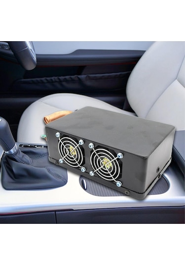 Suntek Kamyon Rv lar Suv 24 V Kış İçin Uzay Isıtıcı Buz Çözücü Siyah