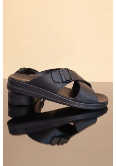 Konfores 1239-Grande Tam Anatomik Terlik Siyah