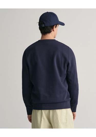 Gant Erkek Sweatshırt 2003243-433 2003243-433 Lacivert Lacivert
