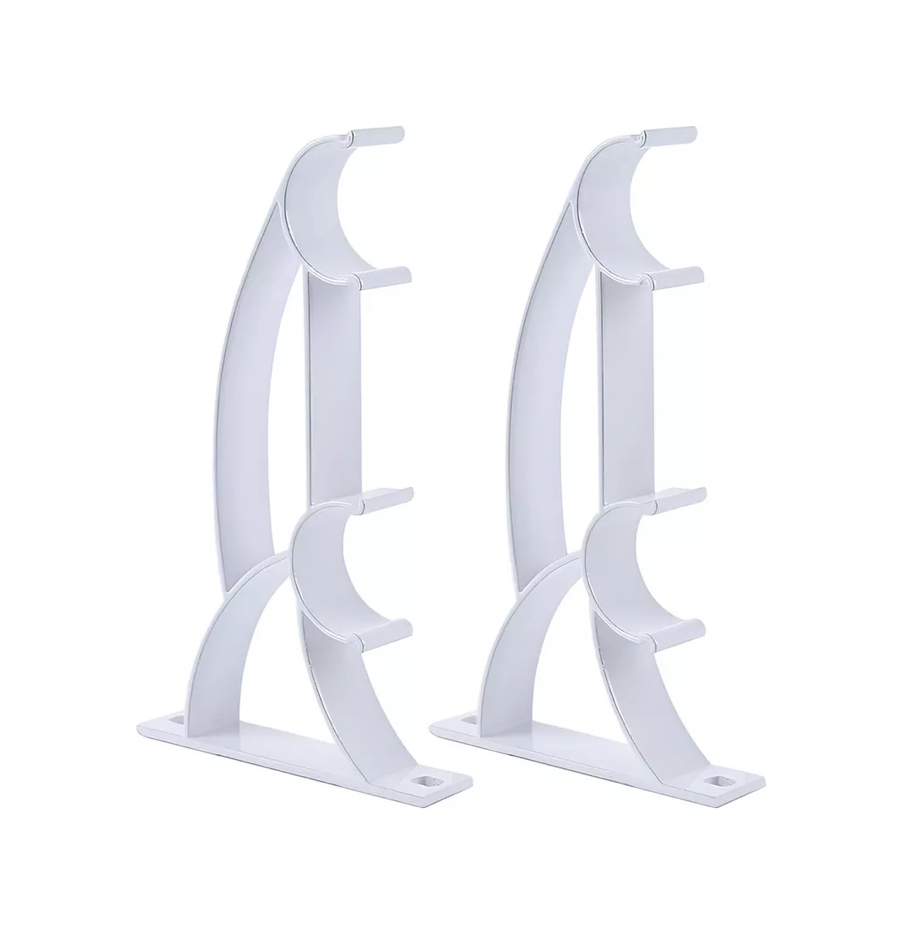 Kastly Duvara Monte İki Sıralı Perde Rayı Braketi 241150620 Beyaz