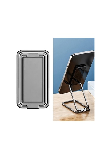 Trendooze Homyl Telefon Zil Tutucu 360 Parmak Yüzük Siyah, Unik Tasarım