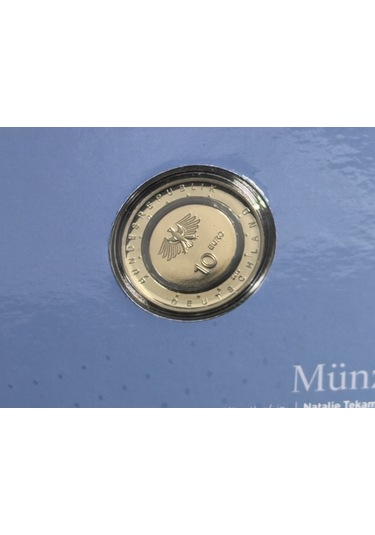 Numisfolder 2019 Almanya 10 Euro Hatıra Sikkesi & İlk Gün Damgalı Pul