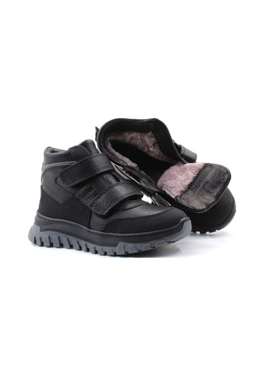 Fast Step Hakiki Deri Kürklü Unisex Çocuk Klasik Bot 612kfa1586-2 001