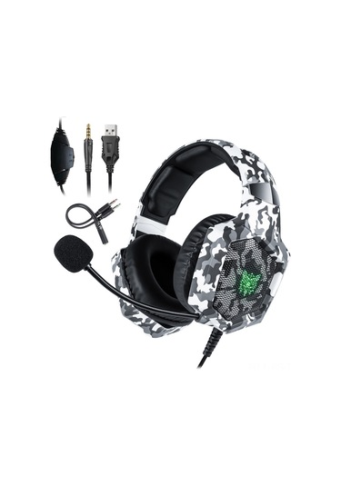 Reedark Onıkuma K8 Rgb Oyun Kulaklığı - 50mm Ses Sürücü, Gürültü Önleyici Mikrofon, Uzun Süreli Konfor, Pc/ps4/xbox Uyumlu