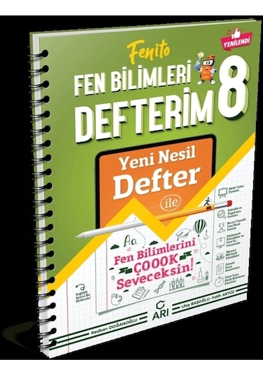 Arı Yayınları 8. Sınıf Fenito Fen Bilimleri Defterim