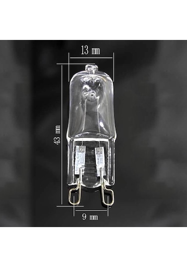 Suntek Magideal 60 W G9 Halojen Ampuller Duvar Aplikleri Zemin 10 Adet