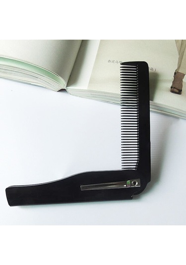 Adet Erkekler Profesyonel Katlanır Tarak Cep Sihirli Saç Tarak Sakal Saç Tokası Erkek Kadın Moda Saç Şekillendirici Aracı Saç Bakımı Tarak