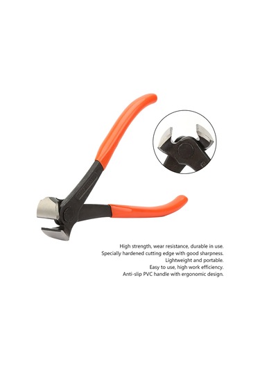 6" Uç Kesici Pense Makas Tel Çelik Sabitleyiciler Pense Kablo Kesme Pense Pense Kesici