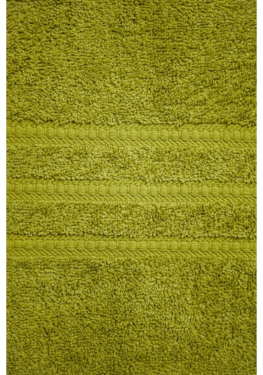 Menderes Home Cotton Collection Bukle Banyo Havlusu Bordürlü Yeşil