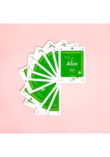 Mjcare On Aloe Vera Özlü Yüz Maskesi 10'lu
