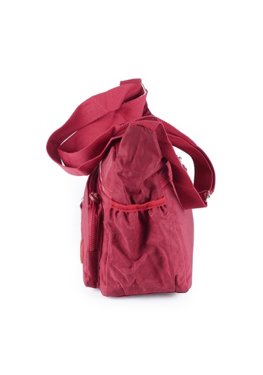 Krinkıl Çok Gözlü Çapraz Kol Ve Omuz Postacı Çantası Kırmızı 116e Kırmızı