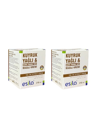 Kuyruk Yağı Masaj Kremi 210 Ml, Esila