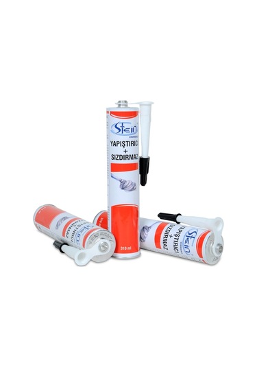Stein Pu 50 Adhesive - Poliüretan Mastik 3 Adet 310 Ml Siyah Siyah