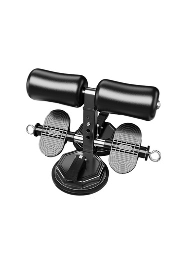 Dolıty 2 Güçlü Vantuzlu Sit Up Bar Ayarlanabilir Siyah Siyah