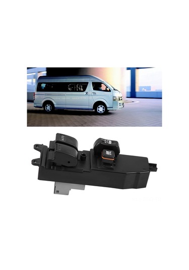 Springsun Toyota Hiace İçin 84820-26201 Numaralı Dayanıklı Abs Plastik Pencere Yükseltme-aşağı Çekme Ana Kontrol Anahtarı