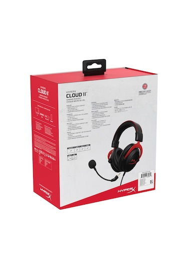 HyperX Cloud II KHX-HSCP-RD 7.1 Surround Oyuncu Kulaklığı