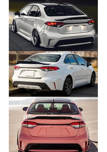 Autogp Toyota Corolla Bagaj Üstü Spoiler Jdm Siyah Boyalı 2019+ Bg-ty21 01 021