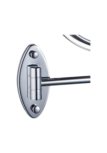 Homyl Banyo Için Dönen Duvara Monte Makyaj Aynası Tıraş Kozmetik Gümüş