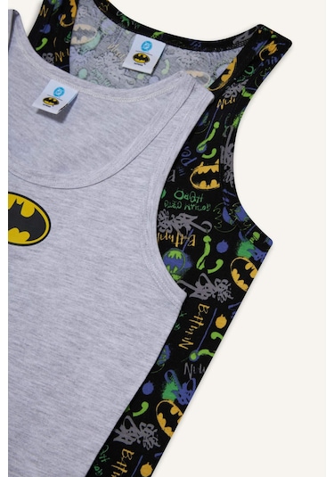 Defacto Erkek Çocuk Batman 2li Atlet C8798a825aubk81 Siyah-bk81