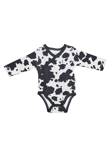 Bebengo Dalmaçyalı Kravuze Bebek Body 4082 Füme