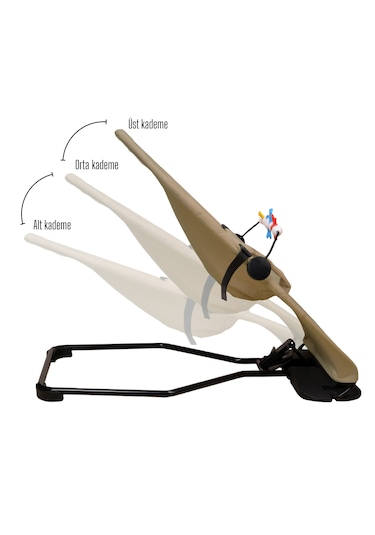 Merfbaby Oyuncaklı Ana Kucağı - Kahve - Taşıma Çantalı