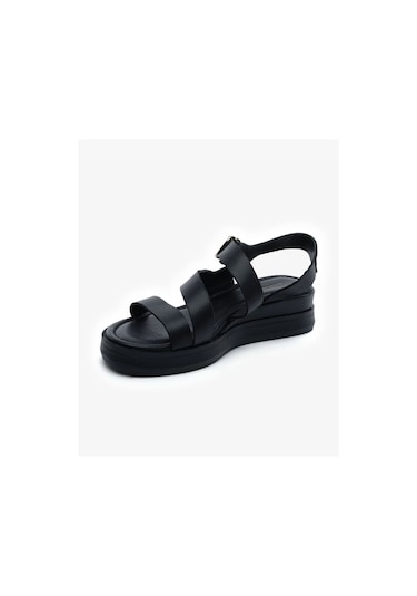 Greyder Kadın Siyah Hakiki Deri Sandalet 5y2cs59265 Siyah