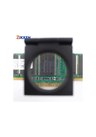 10X Katlanır Sayaçlı Metal Lüp 28Mm 2 Led Işıklı Büyüteç Tekstil