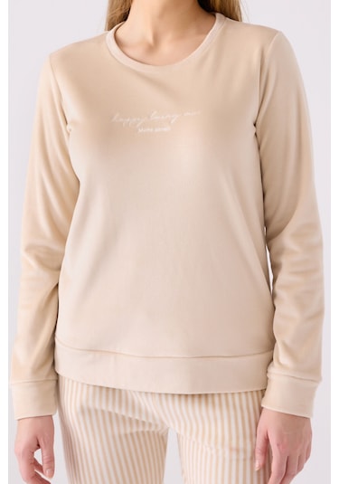 Pierre Cardin Kadın Krem Pijama Takımı Pc8916-s-v2 Krem