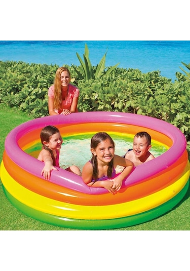 Intex 4 Boğumlu Sunset Havuz-56441 Çok Renkli