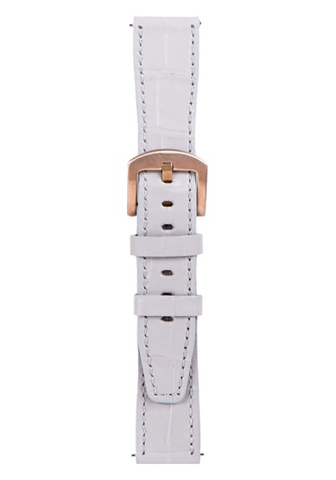 Fro Lw38-43 20 Mm Hakiki Deri Kroko Krem Kordon Gold Toka