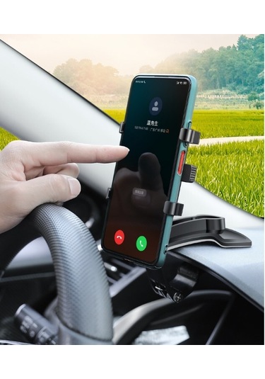 Larimar Araba Gösterge Üstüne Takılan 360 Oynar Başlıklı Telefon Tutucu - 9075064523018lmr