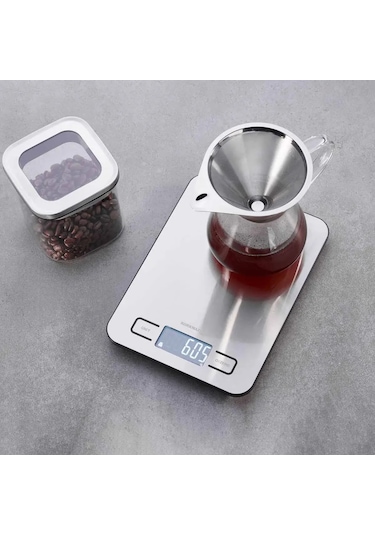 Korkmaz Silvera Mutfak Terazisi A554-02 Gri