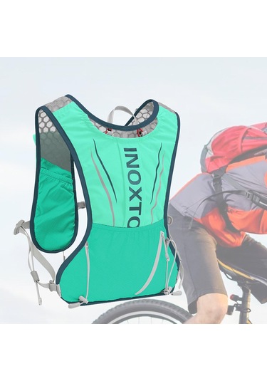Suntek Hidrasyon Paketi Yeleği, Ayarlanabilir Koşu Takımı Yeşil