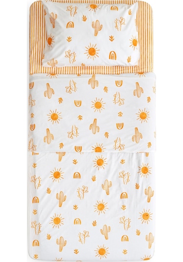 Soley Boho Bebek Nevresim Takımı 100x150 Cm Kiremit