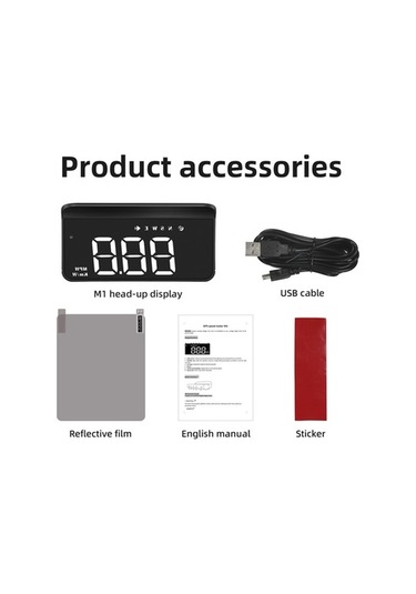 Novahub 3.5 İnç Araç Hud Gösterge: Hız, Yorgunluk Ve Aşırı Hız Alarmı İle Gps Uyumlu Sürüş Asistanı