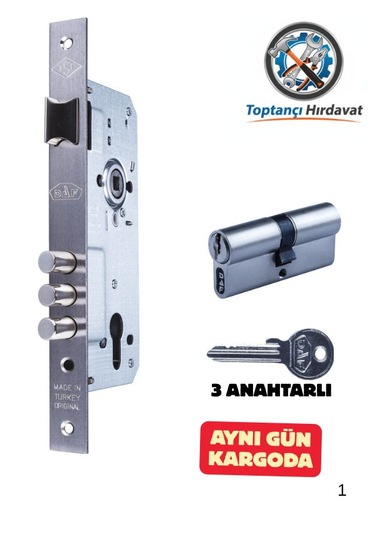 Daf Çelik Kapı Kilidi Eski Tip Daf Kapı Kilidi Milli Barelli 1 ADET