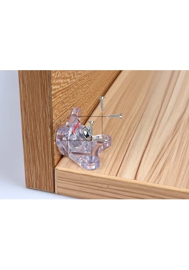 Yahya Kırılmaz Şeffaf Açılı Çektirme 100 Adet Şeffaf